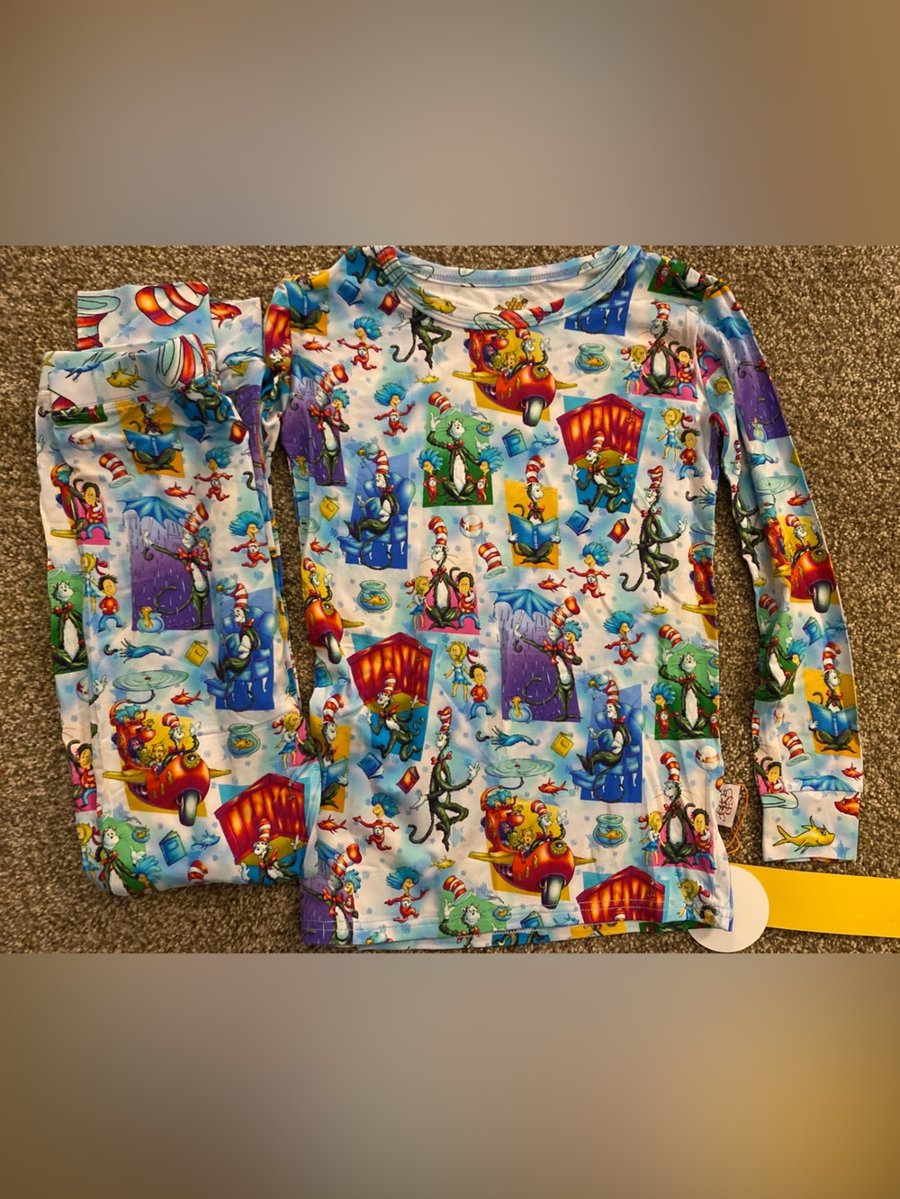 Snugbugs co. 7/8 bamboo Dr. Suess pajama set NWT